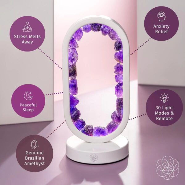 Portal to Peace - Amethyst Lamp of Stress Relief - Image 6