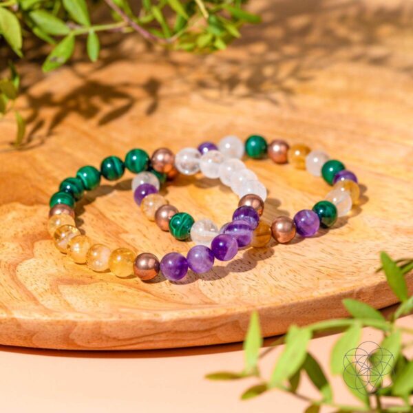 Powerhouse of Wealth Manifestation - Crystal Quartet Bracelet Set - Image 5
