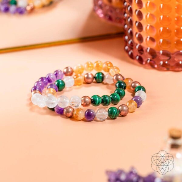 Powerhouse of Wealth Manifestation - Crystal Quartet Bracelet Set - Image 6