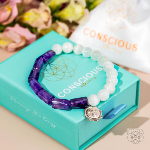 Pure Luck - Horseshoe Amethyst Bracelet - Image 7