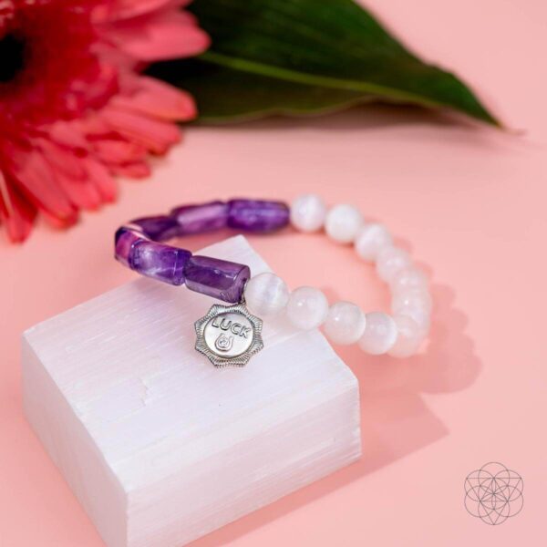 Pure Luck - Horseshoe Amethyst Bracelet - Image 4