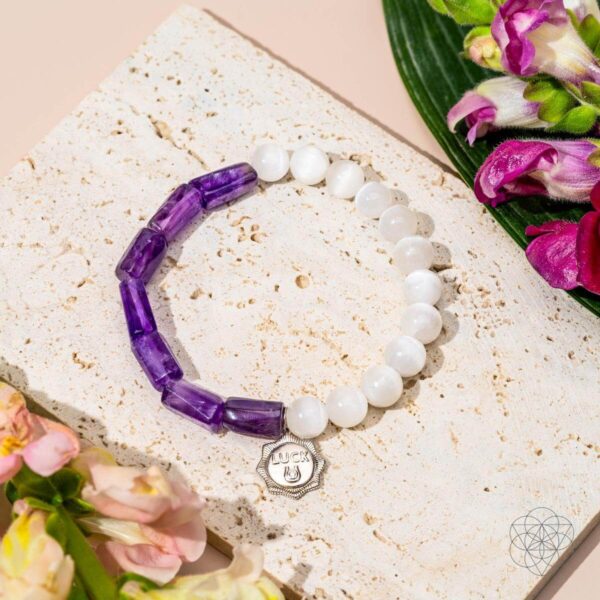 Pure Luck - Horseshoe Amethyst Bracelet - Image 6