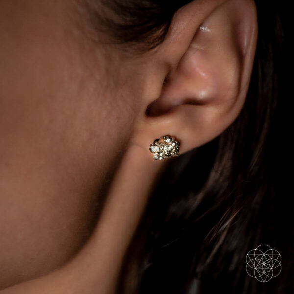 Pyrite Earrings of Wealth - Image 2