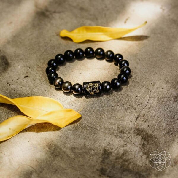 Rainbow Obsidian Protection Bracelet - Image 4