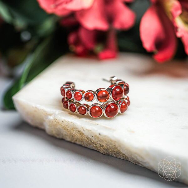 Rising Phoenix: Carnelian Earrings of Ambition - Image 5