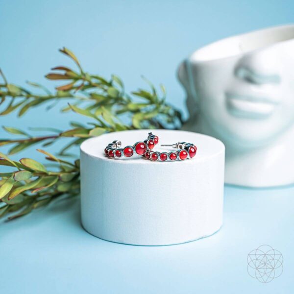 Rising Phoenix: Carnelian Earrings of Ambition - Image 4