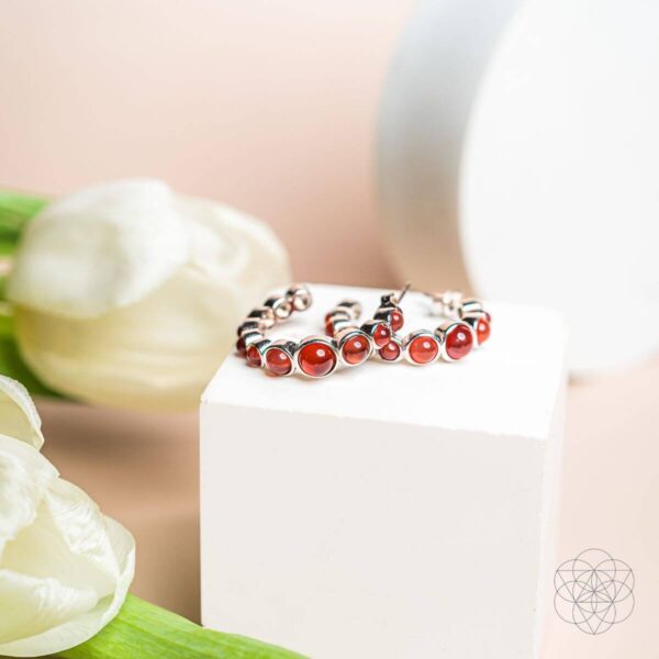 Rising Phoenix: Carnelian Earrings of Ambition - Image 6