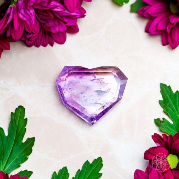 Royal Diamond Heart - Brazilian Amethyst for Manifestation - Image 4