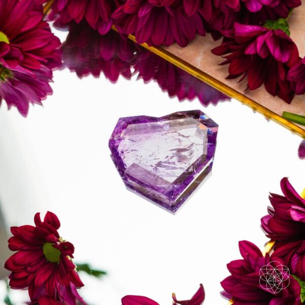Royal Diamond Heart - Brazilian Amethyst for Manifestation - Image 6