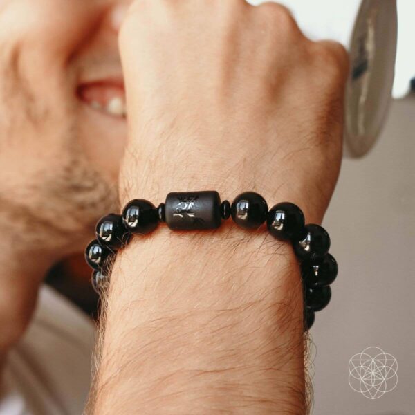 Soul Cleansing Black Obsidian Bracelet - Image 2