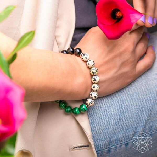 Soul Reset: Dalmatian Jasper Bracelet of Healing - Image 2