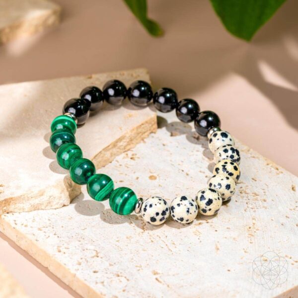 Soul Reset: Dalmatian Jasper Bracelet of Healing - Image 4