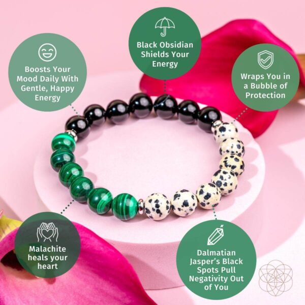 Soul Reset: Dalmatian Jasper Bracelet of Healing - Image 5