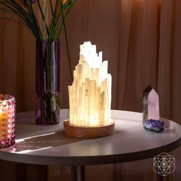 The Cleanse-All Selenite Lamp - 2 Pounds of Healing Power - Image 8