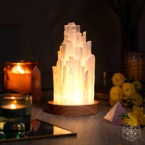 The Cleanse-All Selenite Lamp - 2 Pounds of Healing Power - Image 3