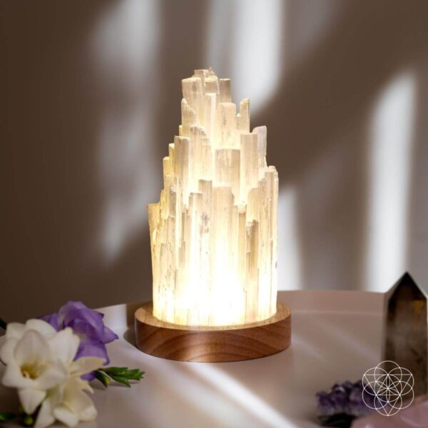 The Cleanse-All Selenite Lamp - 2 Pounds of Healing Power - Image 6