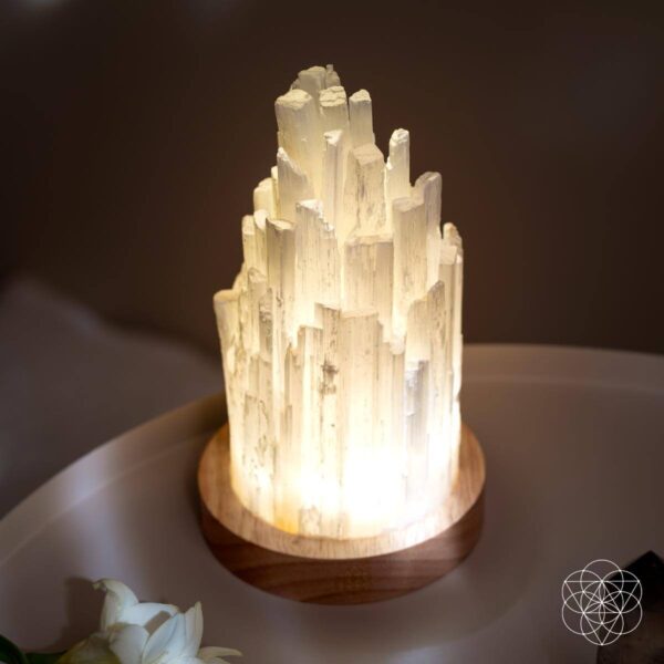 The Cleanse-All Selenite Lamp - 2 Pounds of Healing Power - Image 7