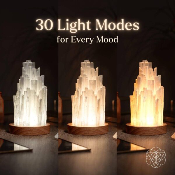 The Cleanse-All Selenite Lamp - 2 Pounds of Healing Power - Image 4