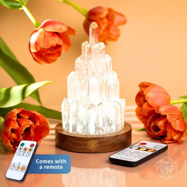 The Clear Quartz Manifestation Tower Lamp - Image 2