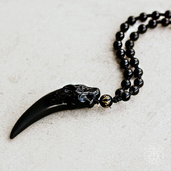 The Obsidian Wolf Pendant - Image 5