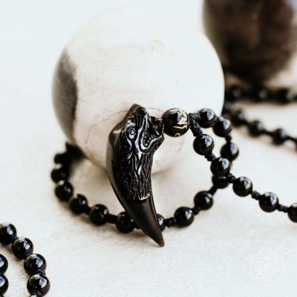 The Obsidian Wolf Pendant - Image 4