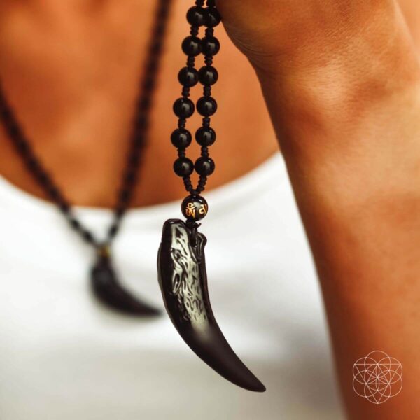 The Obsidian Wolf Pendant - Image 2