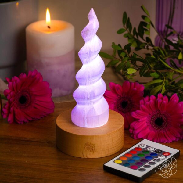 Therapy By Light - Selenite Flame Lamp - Image 2