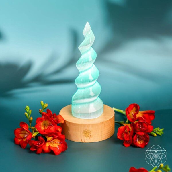 Therapy By Light - Selenite Flame Lamp - Image 3