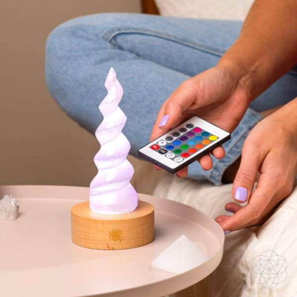 Therapy By Light - Selenite Flame Lamp - Image 8