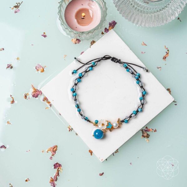 Triple Crystal Anklet of Positivity - Image 4