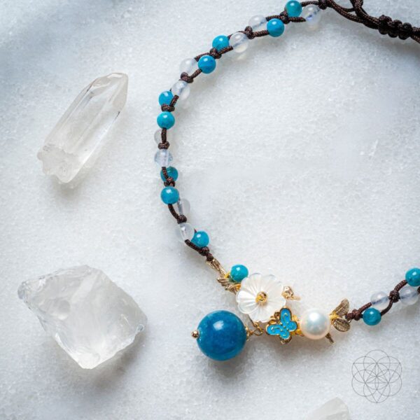 Triple Crystal Anklet of Positivity - Image 5
