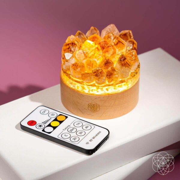 Turn My Life to Gold - Midas Citrine Lamp - Image 5