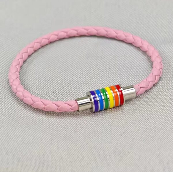 Fashionable Colorful Lucky Braided Cord Bracelet - Image 3