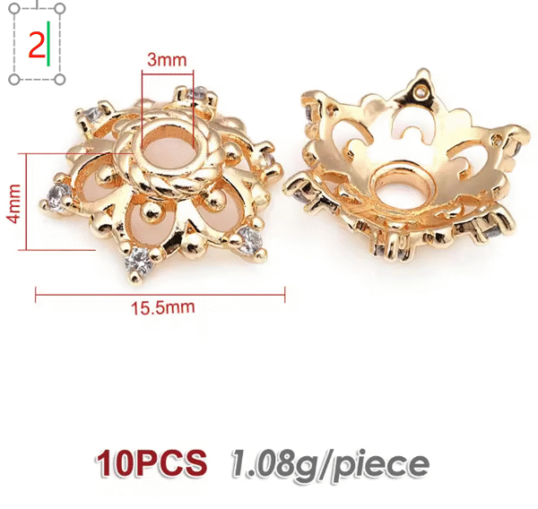 Flower bead hat - Image 3