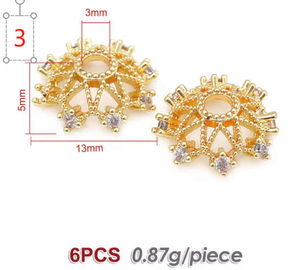 Flower bead hat - Image 4