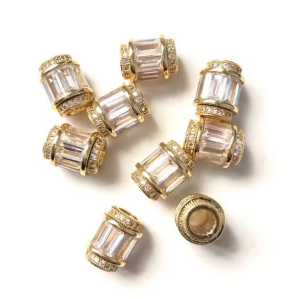 Paved Hole Spacers Beads - Image 3