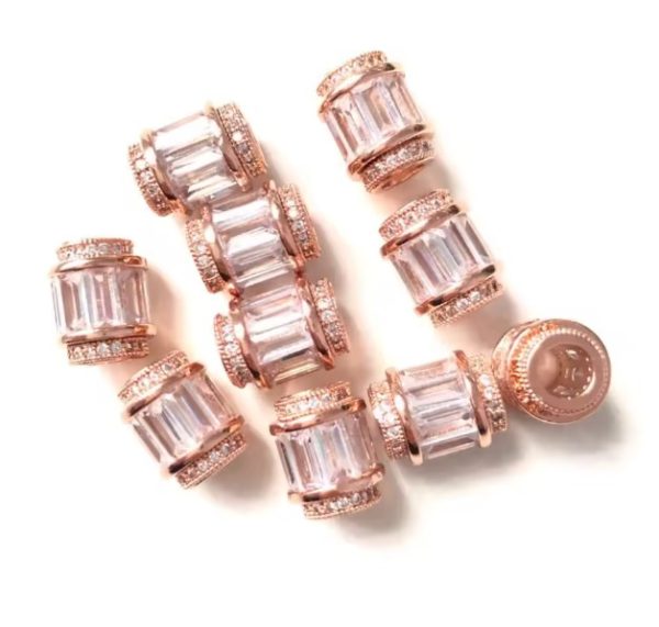 Paved Hole Spacers Beads - Image 4