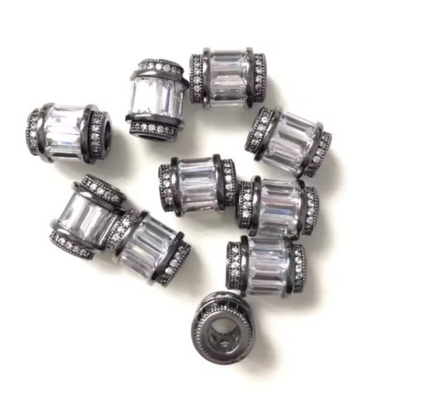 Paved Hole Spacers Beads - Image 5