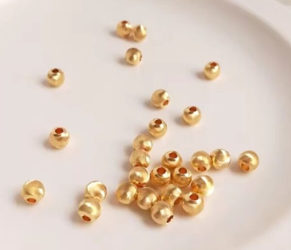 Cat Eye Cut Round Beads - Image 3